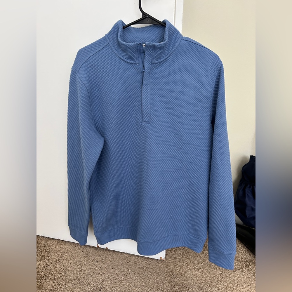 Walter Hagen Blue Thermal 1/4 Zip Pullover